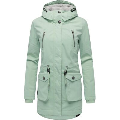 RAGWEAR Winterparka mit auffälligen Taillenkordeln "Ellsa YOUMODO" Mint M RAGWEAR Winterparka mit auffälligen Taillenkordeln "Ellsa YOUMODO" Mint M