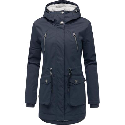 RAGWEAR Winterparka mit auffälligen Taillenkordeln "Ellsa YOUMODO" Navy M RAGWEAR Winterparka mit auffälligen Taillenkordeln "Ellsa YOUMODO" Navy M