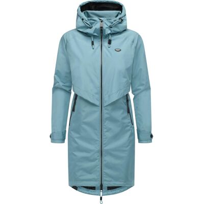 RAGWEAR Wasserdichter Oversized Übergangsparka mit Kapuze "Frodik" Stone Blue25 L RAGWEAR Wasserdichter Oversized Übergangsparka mit Kapuze "Frodik" Stone Blue25 L