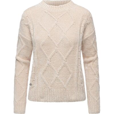RAGWEAR Weicher Strickpullover "Jannina" Ecru XXL RAGWEAR Weicher Strickpullover "Jannina" Ecru XXL