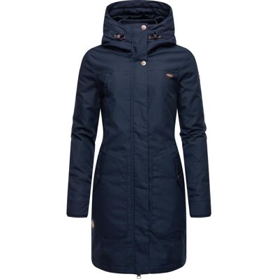 RAGWEAR Langer Winterparka mit Kapuze "Jannisa" Navy XXL RAGWEAR Langer Winterparka mit Kapuze "Jannisa" Navy XXL