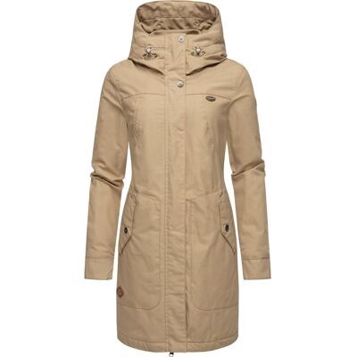 RAGWEAR Langer Winterparka mit Kapuze "Jannisa" Taupe24 XL RAGWEAR Langer Winterparka mit Kapuze "Jannisa" Taupe24 XL