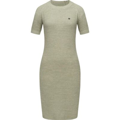 RAGWEAR Kurzärmliges Strickkleid "Kolya" Dusty Green M RAGWEAR Kurzärmliges Strickkleid "Kolya" Dusty Green M