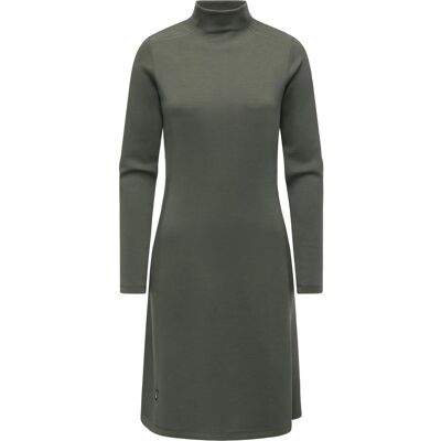 RAGWEAR A-Linien-Kleid "Leavie" Dark Olive M RAGWEAR A-Linien-Kleid "Leavie" Dark Olive M