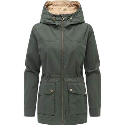 RAGWEAR Übergangsparka mit Kapuze "Lenoa Vintage" Dark Olive M RAGWEAR Übergangsparka mit Kapuze "Lenoa Vintage" Dark Olive M