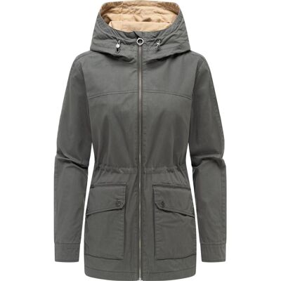 RAGWEAR Übergangsparka mit Kapuze "Lenoa Vintage" Stone Grey S RAGWEAR Übergangsparka mit Kapuze "Lenoa Vintage" Stone Grey S