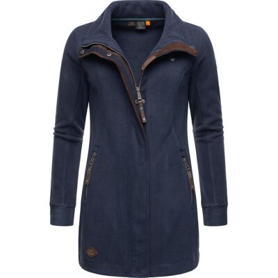 RAGWEAR Fleece-Kurzmantel mit hohem Kragen "Letrice Fleece" Navy S RAGWEAR Fleece-Kurzmantel mit hohem Kragen "Letrice Fleece" Navy S