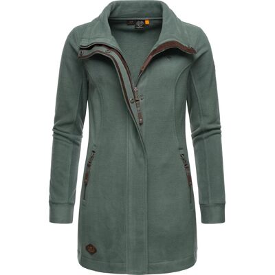 RAGWEAR Fleece-Kurzmantel mit hohem Kragen "Letrice Fleece" Pine Green M RAGWEAR Fleece-Kurzmantel mit hohem Kragen "Letrice Fleece" Pine Green M