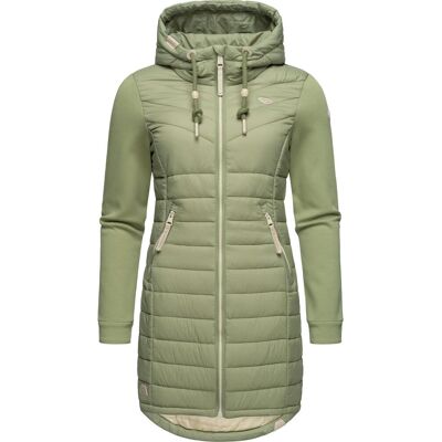 RAGWEAR Langer Steppmantel Übergang "Lucinda Long II" Light Olive24 M RAGWEAR Langer Steppmantel Übergang "Lucinda Long II" Light Olive24 M