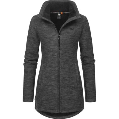 RAGWEAR Kuschelige Strickjacke mit Kapuze "Miram Melange" Dark Grey L RAGWEAR Kuschelige Strickjacke mit Kapuze "Miram Melange" Dark Grey L