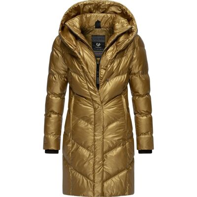 RAGWEAR Shiny Wintermantel "Natalka Bling" Inca Gold M RAGWEAR Shiny Wintermantel "Natalka Bling" Inca Gold M
