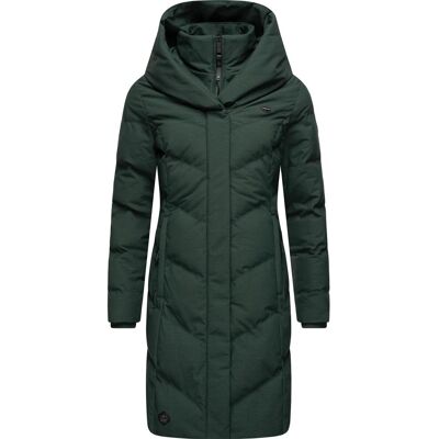 RAGWEAR Natalka Melange Grüner Wintermantel - Winter Coat RAGWEAR Natalka Melange Grüner Wintermantel - Winter Coat