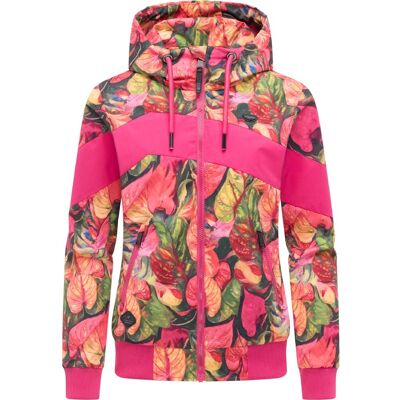 RAGWEAR Leichte wasserdichte Übergangsjacke mit Alloverprint "Nuggie Block Flower" Multi Combo26 S RAGWEAR Leichte wasserdichte Übergangsjacke mit Alloverprint "Nuggie Block Flower" Multi Combo26 S