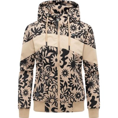 RAGWEAR Leichte wasserdichte Übergangsjacke mit Alloverprint "Nuggie Block Flower" Sand26 S RAGWEAR Leichte wasserdichte Übergangsjacke mit Alloverprint "Nuggie Block Flower" Sand26 S