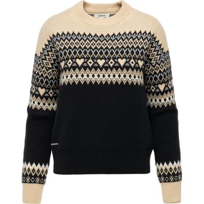 RAGWEAR Norweger Strickpullover Oslana Black XS RAGWEAR Norweger Strickpullover Oslana Black XS