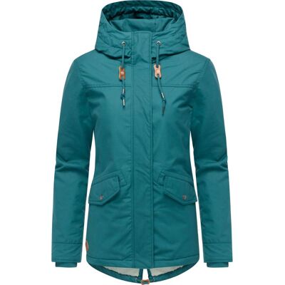 RAGWEAR Winter Parka mit hohem Kragen und Kapuze "Parkker Warm" Ocean Green M RAGWEAR Winter Parka mit hohem Kragen und Kapuze "Parkker Warm" Ocean Green M