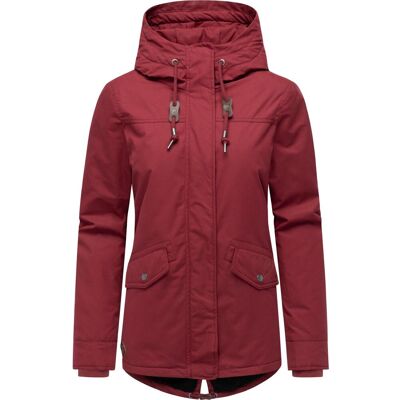 RAGWEAR Winter Parka mit hohem Kragen und Kapuze "Parkker Warm" Wine Red L RAGWEAR Winter Parka mit hohem Kragen und Kapuze "Parkker Warm" Wine Red L