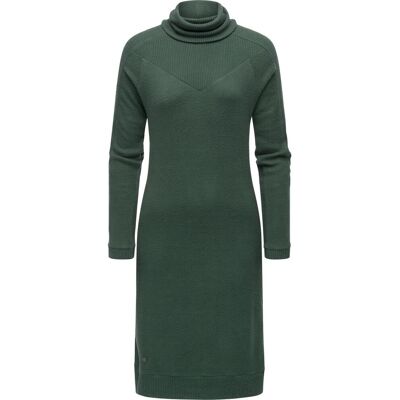 RAGWEAR Rollkragen Jersey Kleid "Peona" Pine Green L RAGWEAR Rollkragen Jersey Kleid "Peona" Pine Green L