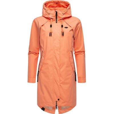 RAGWEAR Rejany Orangen Jerseymantel - Jersey Mantel RAGWEAR Rejany Orangen Jerseymantel - Jersey Mantel