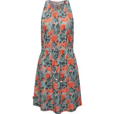 RAGWEAR Leichtes Sommerkleid "Sanai Print Organic" Aqua XL RAGWEAR Leichtes Sommerkleid "Sanai Print Organic" Aqua XL