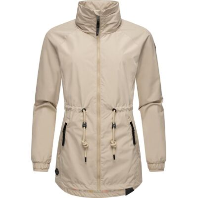 RAGWEAR Tacy Beige Wasserdichte Damen Übergangsjacke RAGWEAR Tacy Beige Wasserdichte Damen Übergangsjacke