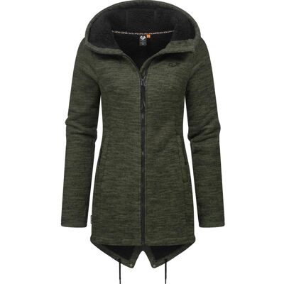 RAGWEAR Strickjacke mit Kapuze "Wingi Melange" Dark Olive S RAGWEAR Strickjacke mit Kapuze "Wingi Melange" Dark Olive S