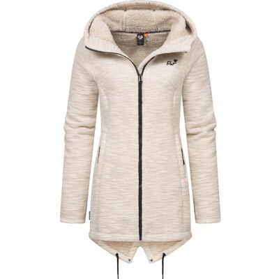 RAGWEAR Strickjacke mit Kapuze "Wingi Melange" Taupe S RAGWEAR Strickjacke mit Kapuze "Wingi Melange" Taupe S