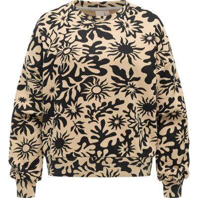 RAGWEAR oversized Sweatshirt mit Allover-Print "Wuss Print" Sand XS RAGWEAR oversized Sweatshirt mit Allover-Print "Wuss Print" Sand XS