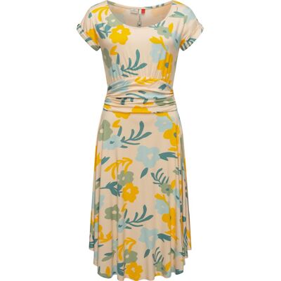 RAGWEAR Leichte Jerseykleid im Blumenprint "Yvone Flowers" Beige M RAGWEAR Leichte Jerseykleid im Blumenprint "Yvone Flowers" Beige M
