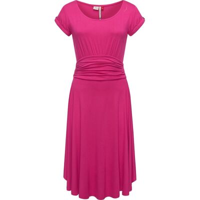 RAGWEAR Kurzarm-Kleid "Yvone Solid" Magenta XXL RAGWEAR Kurzarm-Kleid "Yvone Solid" Magenta XXL