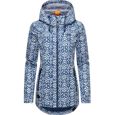 RAGWEAR Wasserdichte Übergangsjacke "Zuzka Ikat" Indigo Blue M RAGWEAR Wasserdichte Übergangsjacke "Zuzka Ikat" Indigo Blue M
