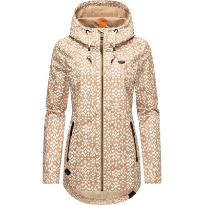 RAGWEAR Wasserdichte Übergangsjacke "Zuzka Ikat" Latte M RAGWEAR Wasserdichte Übergangsjacke "Zuzka Ikat" Latte M