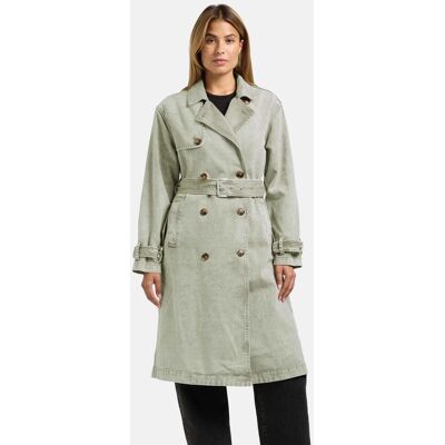 KHUJO Trenchcoat aus Jeans "Hera" Seagreen M KHUJO Trenchcoat aus Jeans "Hera" Seagreen M