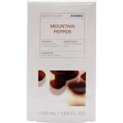 Korres Mountain Pepper Eau de Toilette 50 ml Korres Mountain Pepper Eau de Toilette 50 ml