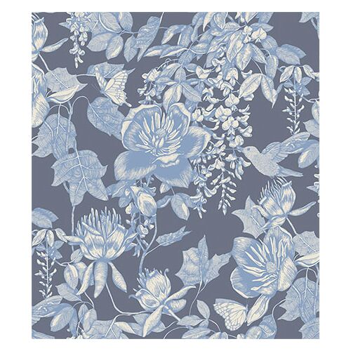 Tapete Tivoli von Cole & Son - Indigo