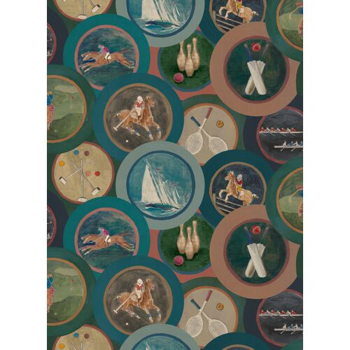 Mulberry Home Tapete Sporting Life - Teal