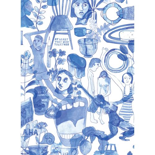 NLXL Wandbild I'm Blue - 05 Drops