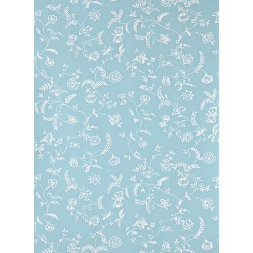 Tapete Uppark von Farrow & Ball - Blue Ground/ All White