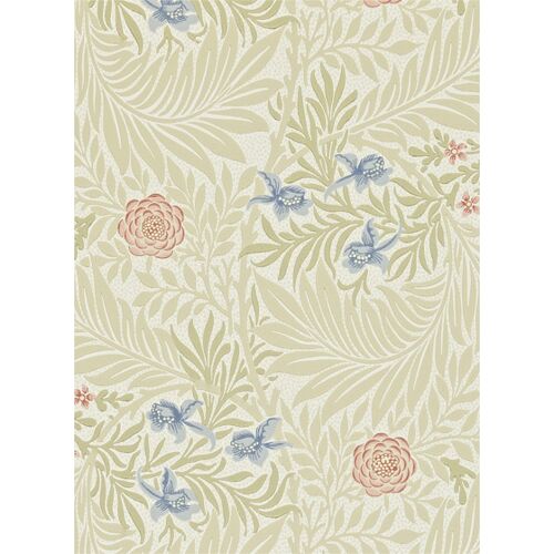 Tapete Larkspur von Morris & Co. - Manilla/ Old Rose
