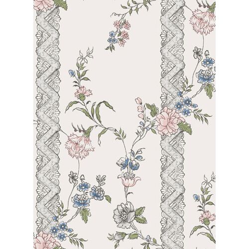 Boråstapeter Florale Streifentapete Slottsteatern von Boras - 4507