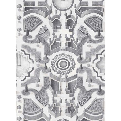 Cole & Son Garten Tapete Topiary von Cole and Son - Grey