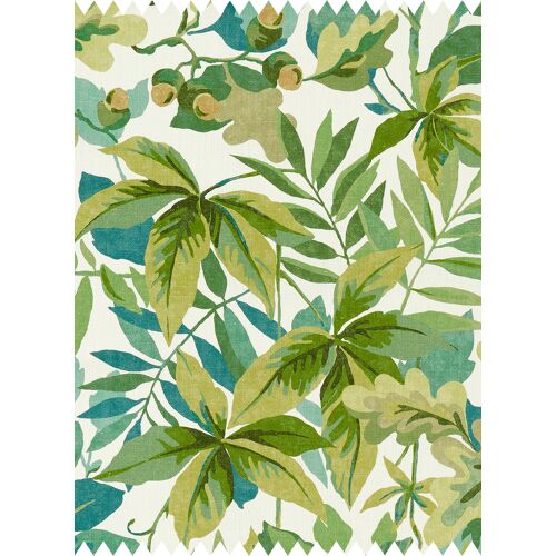 Sanderson Stoff Robin's Wood - Forest Green/ Sap Green