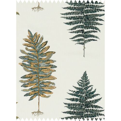 Sanderson Stoff Fernery Embroidery - Forest Green
