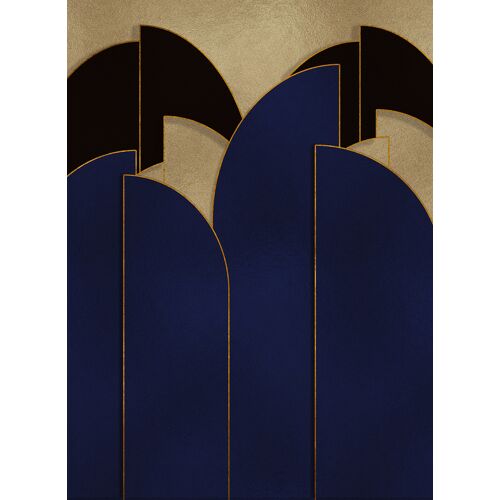 Coordonné Coordonne Wandbild Pavilion - Gold