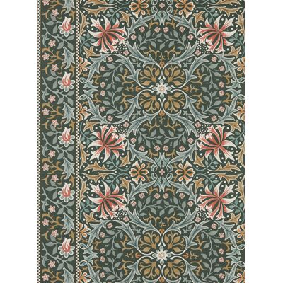 Morris & Co Tapete Walthamstow - Forest/ Teal Morris & Co Tapete Walthamstow - Forest/ Teal