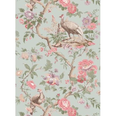 GP & J Baker Tapete Broughton Rose - Aqua GP & J Baker Tapete Broughton Rose - Aqua