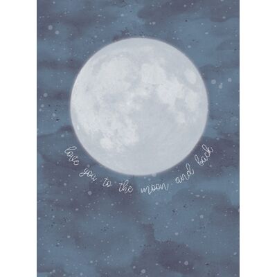 Wandbild Over the Moon von Eijffinger - 399119 Wandbild Over the Moon von Eijffinger - 399119