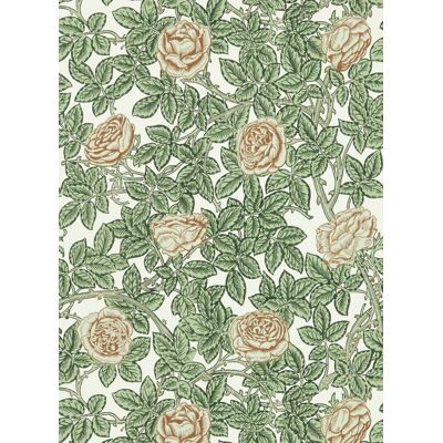 Morris & Co Tapete Rambling Rose - Leafy Arbour/ Pearwood Morris & Co Tapete Rambling Rose - Leafy Arbour/ Pearwood
