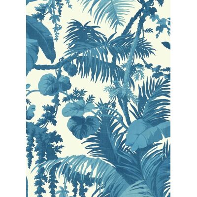 Tapete Pampas von House of Hackney - White/ Cerulean Tapete Pampas von House of Hackney - White/ Cerulean