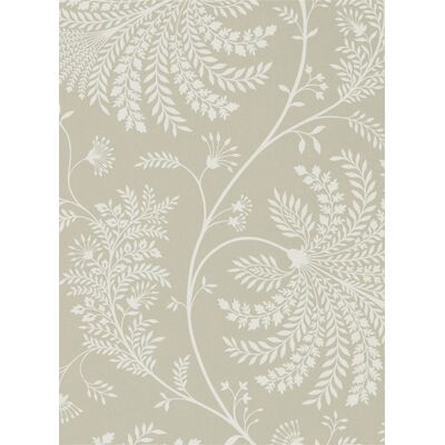 Sanderson Mapperton Tapete - Leinen/Cream - Blümchenmuster Sanderson Mapperton Tapete - Leinen/Cream - Blümchenmuster